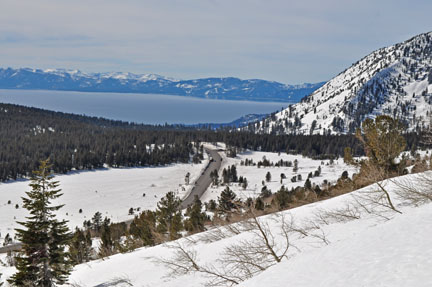 Image of Tahoe Meadow and Lake Tahoe