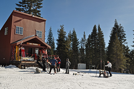 Image of the ski patrol building at The Knob