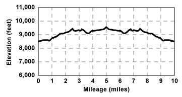 Profile for tour Little Round Top
